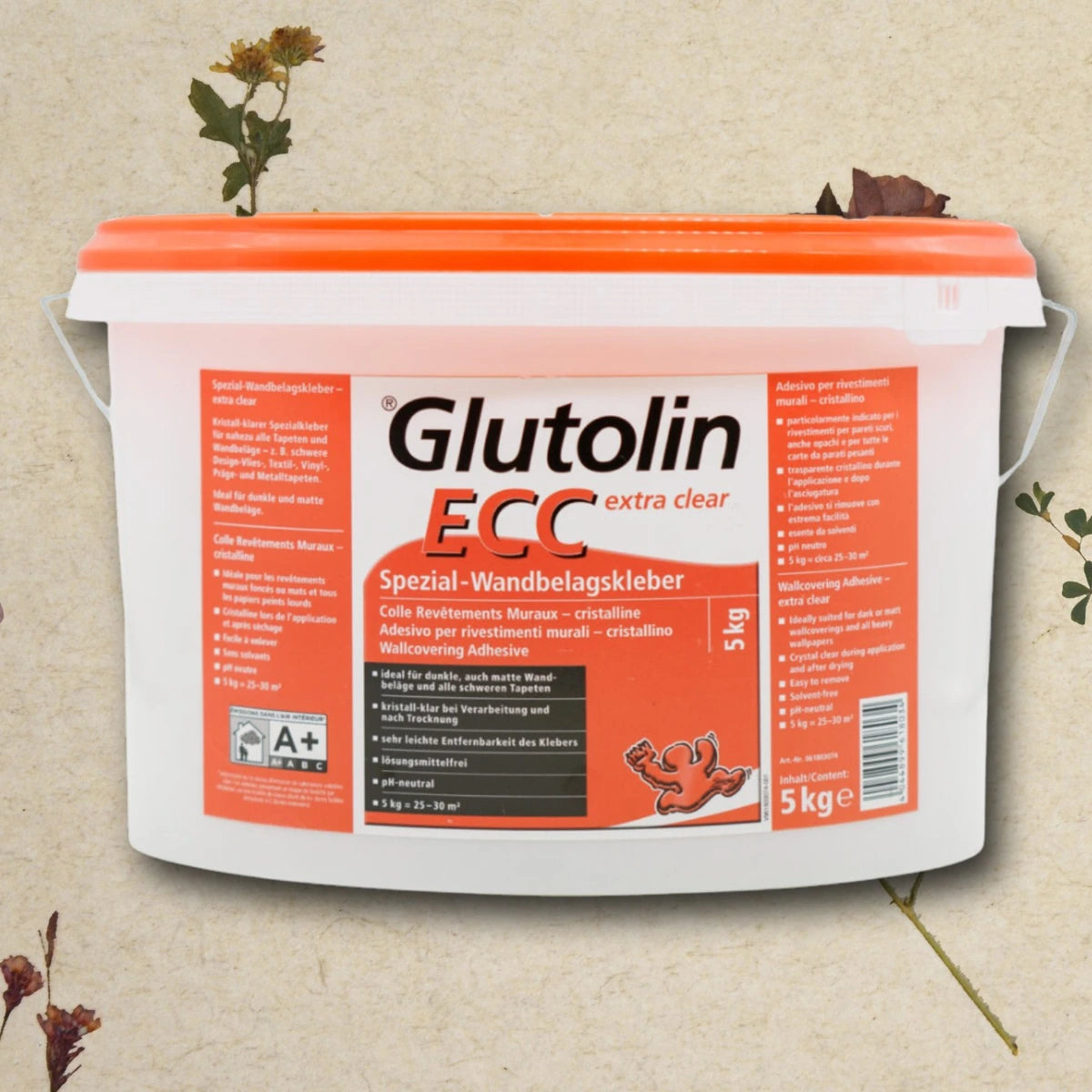 GLUTOLIN ECC extra clear Spezial-Wandbelagskleber 5 kg